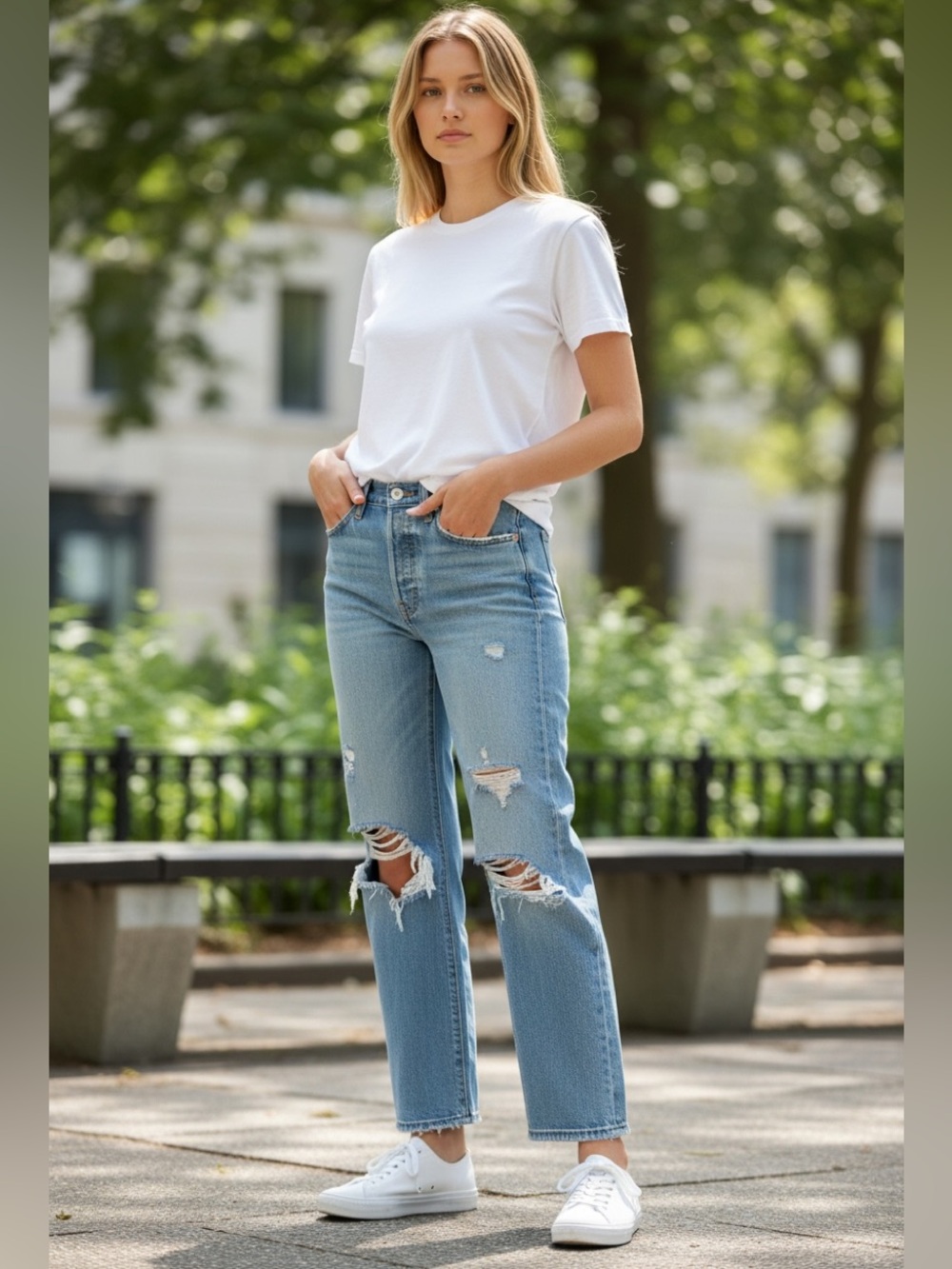 Levi's Ribcage straight ankle Leg Jeans